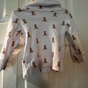 Little English Turtleneck  with Dog Design